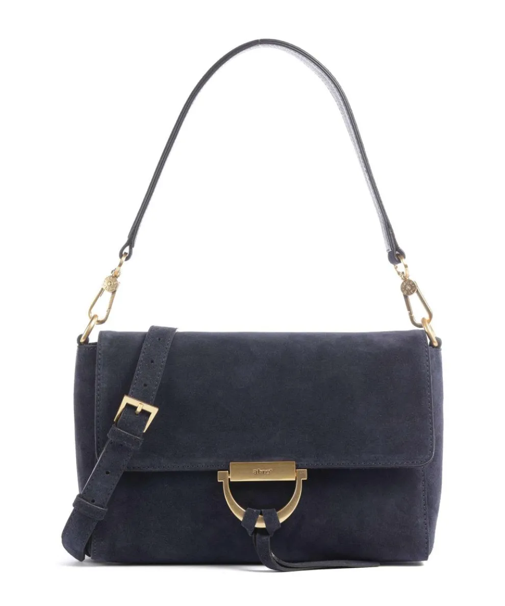 Suede Temi Shoulder bag brushed leather navy