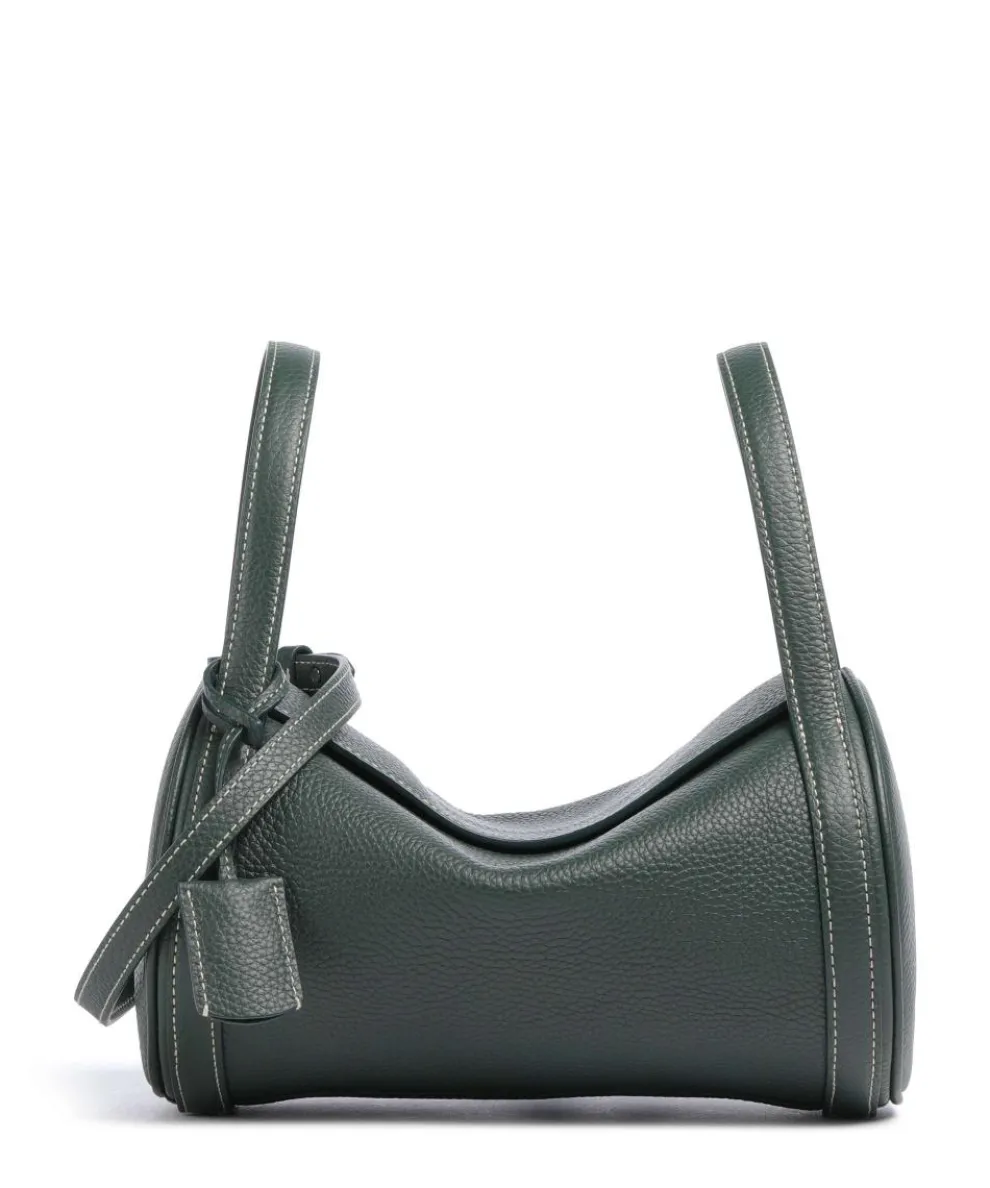 Play Medium Crossbody bag grained cow leather dark green