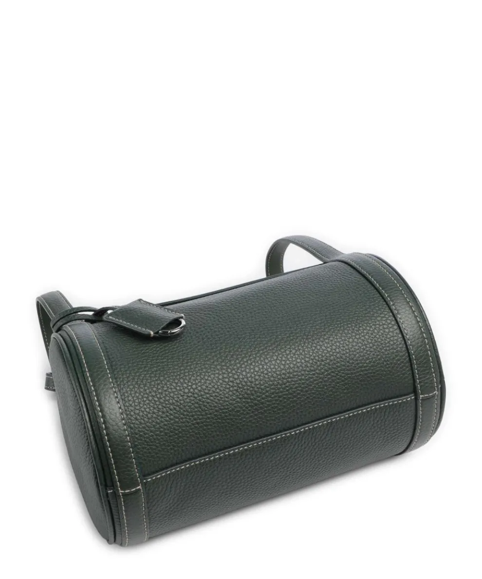 Play Medium Crossbody bag grained cow leather dark green