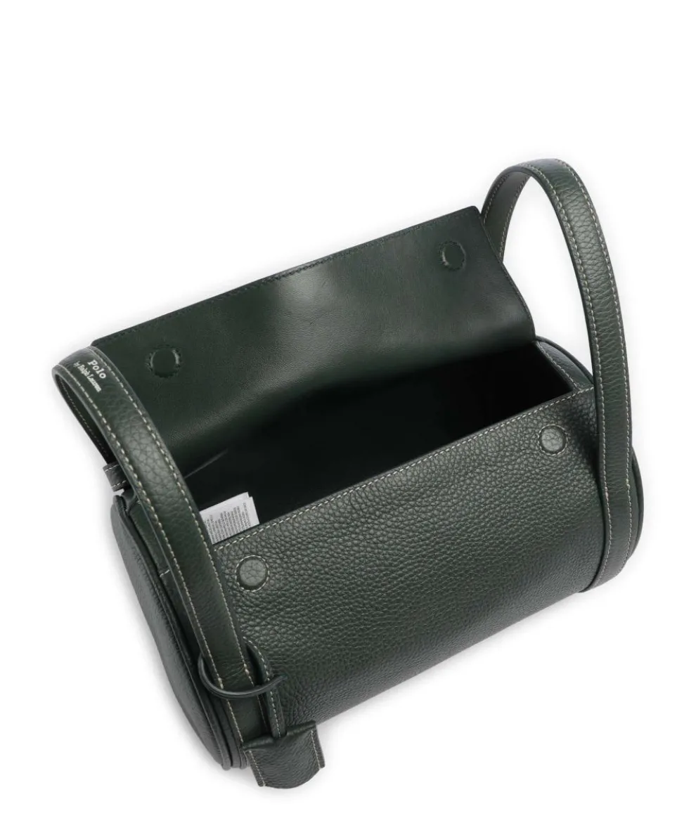 Play Medium Crossbody bag grained cow leather dark green