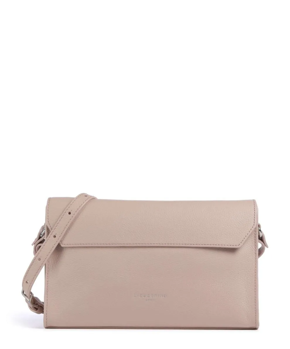 Lora Small Pebble S Crossbody bag fine grain cow leather rose