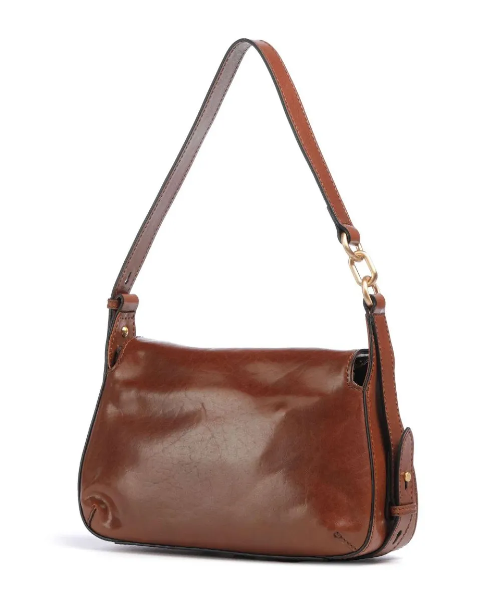 Ingrid Shoulder bag fine grain cow leather brown
