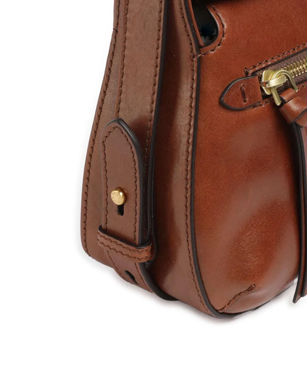 Ingrid Shoulder bag fine grain cow leather brown