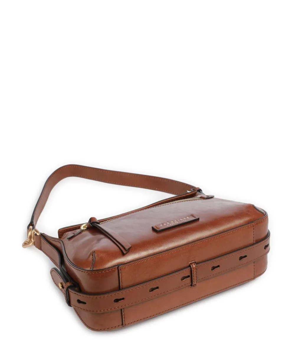 Ingrid Shoulder bag fine grain cow leather brown