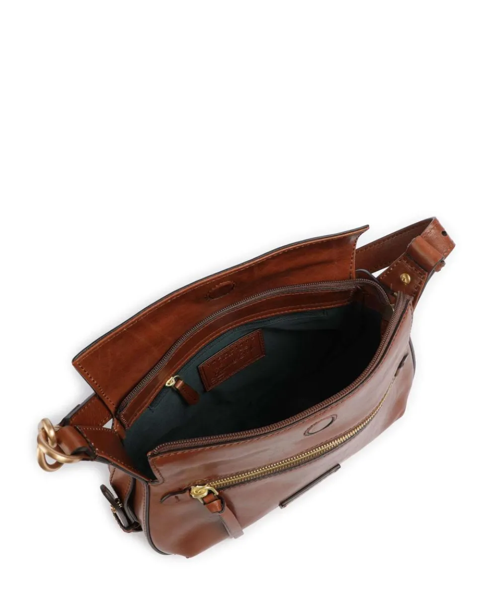 Ingrid Shoulder bag fine grain cow leather brown