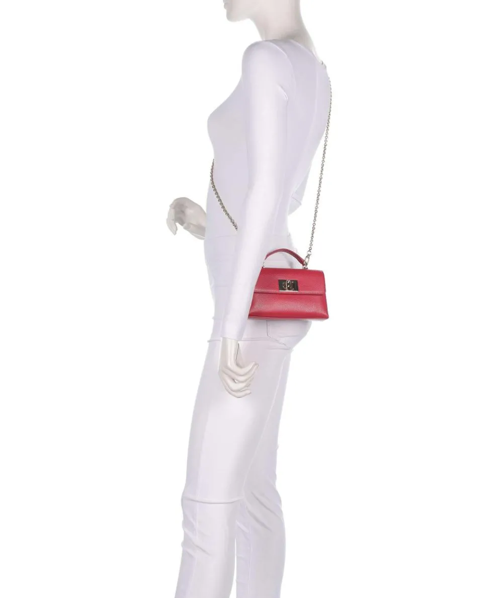 1927 Mini Crossbody bag grained leather dark red