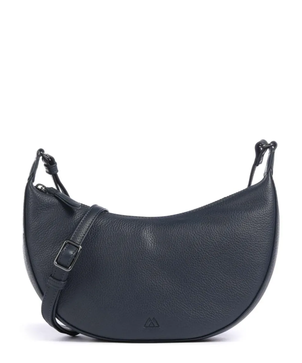 Faye Crossbody bag grained cow leather navy