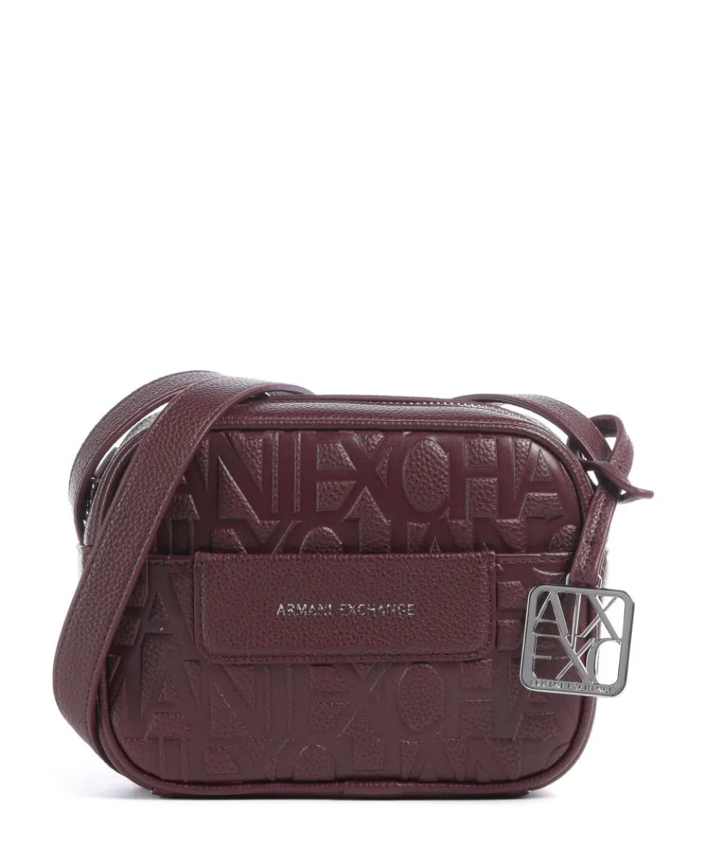 Liz Crossbody bag imitation leather dark red