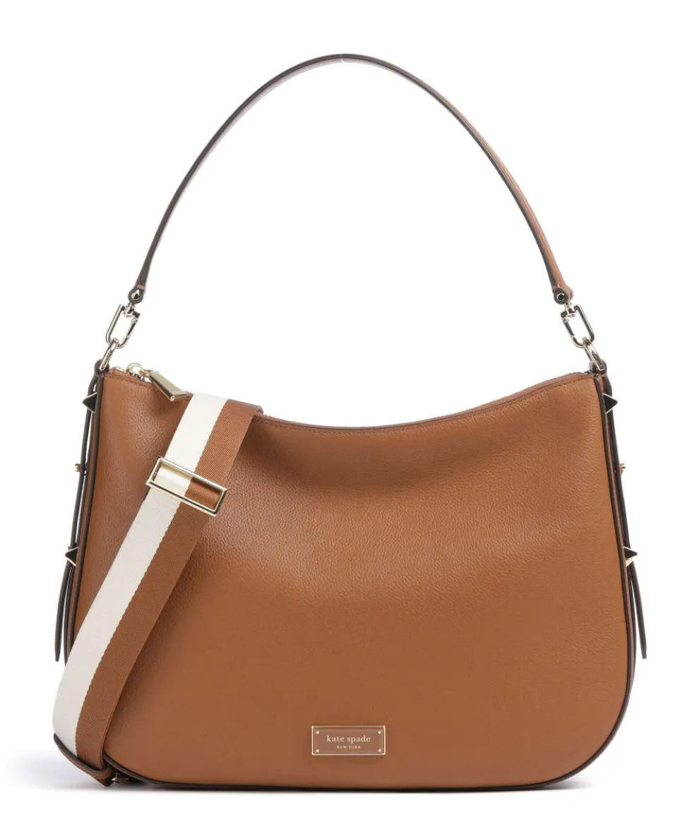 Liv Large Hobo bag grained cow leather brown
