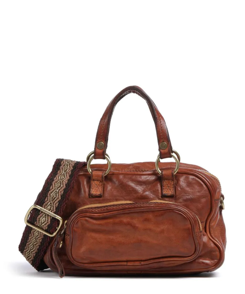 Handbag cow leather cognac