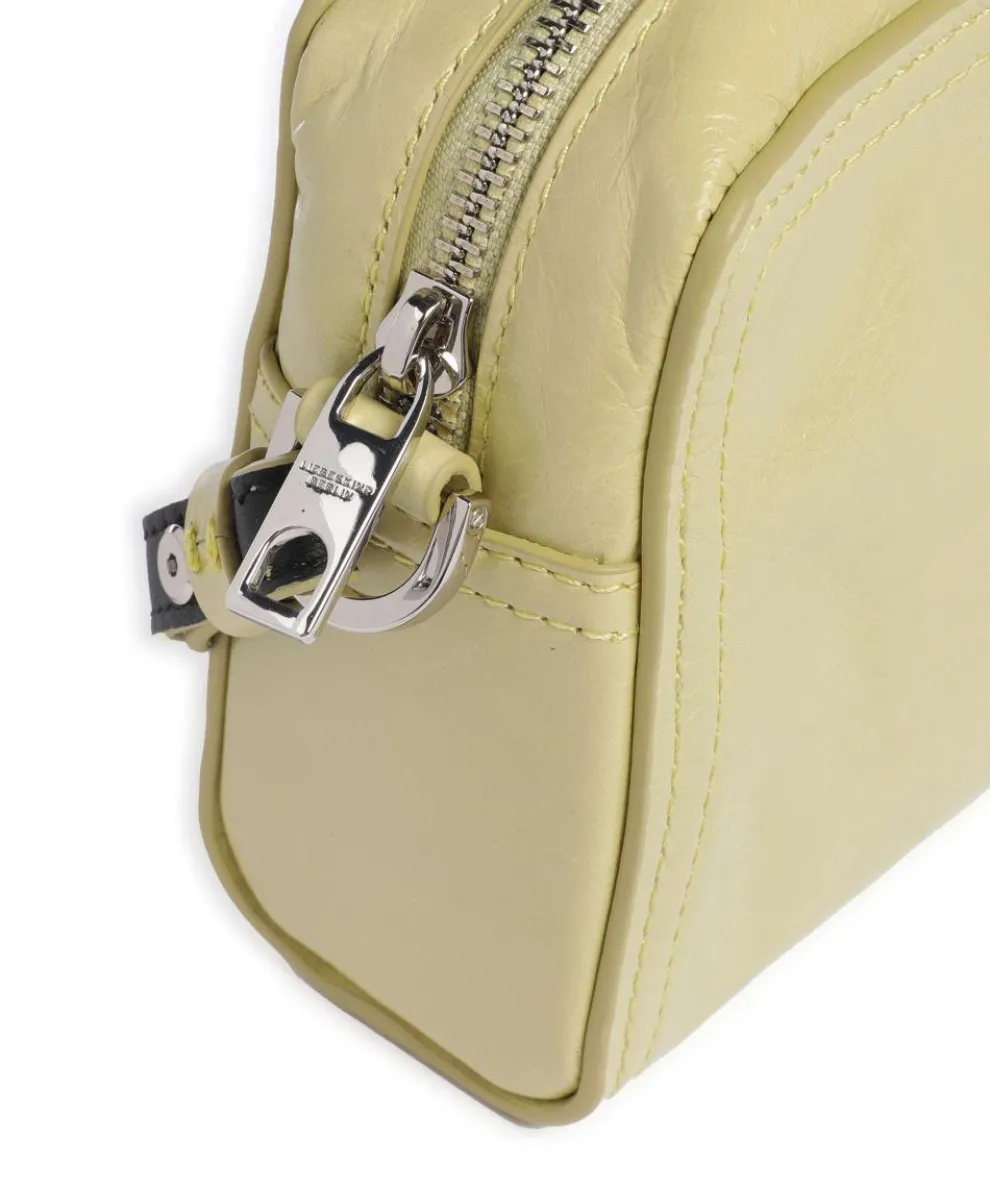Chudy Paper Touch Crinkle S Crossbody bag nappa calfskin yellow green