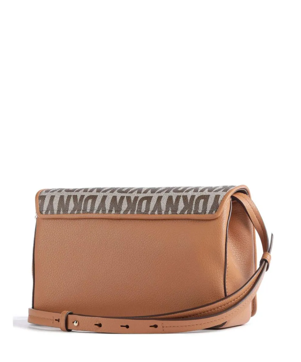 Milano Seventh Avenue Crossbody bag imitation leather, grained cow leather brown