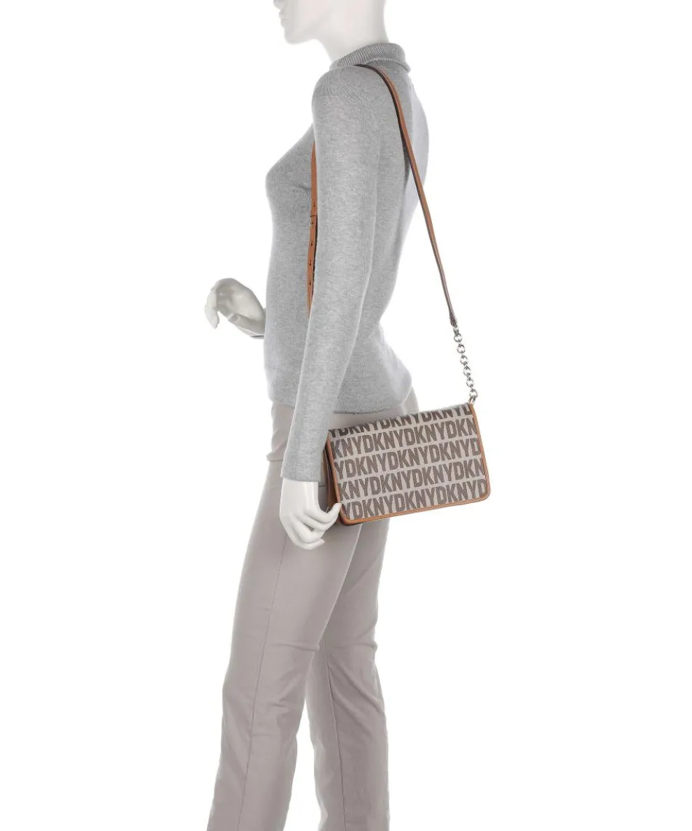 Milano Seventh Avenue Crossbody bag imitation leather, grained cow leather brown