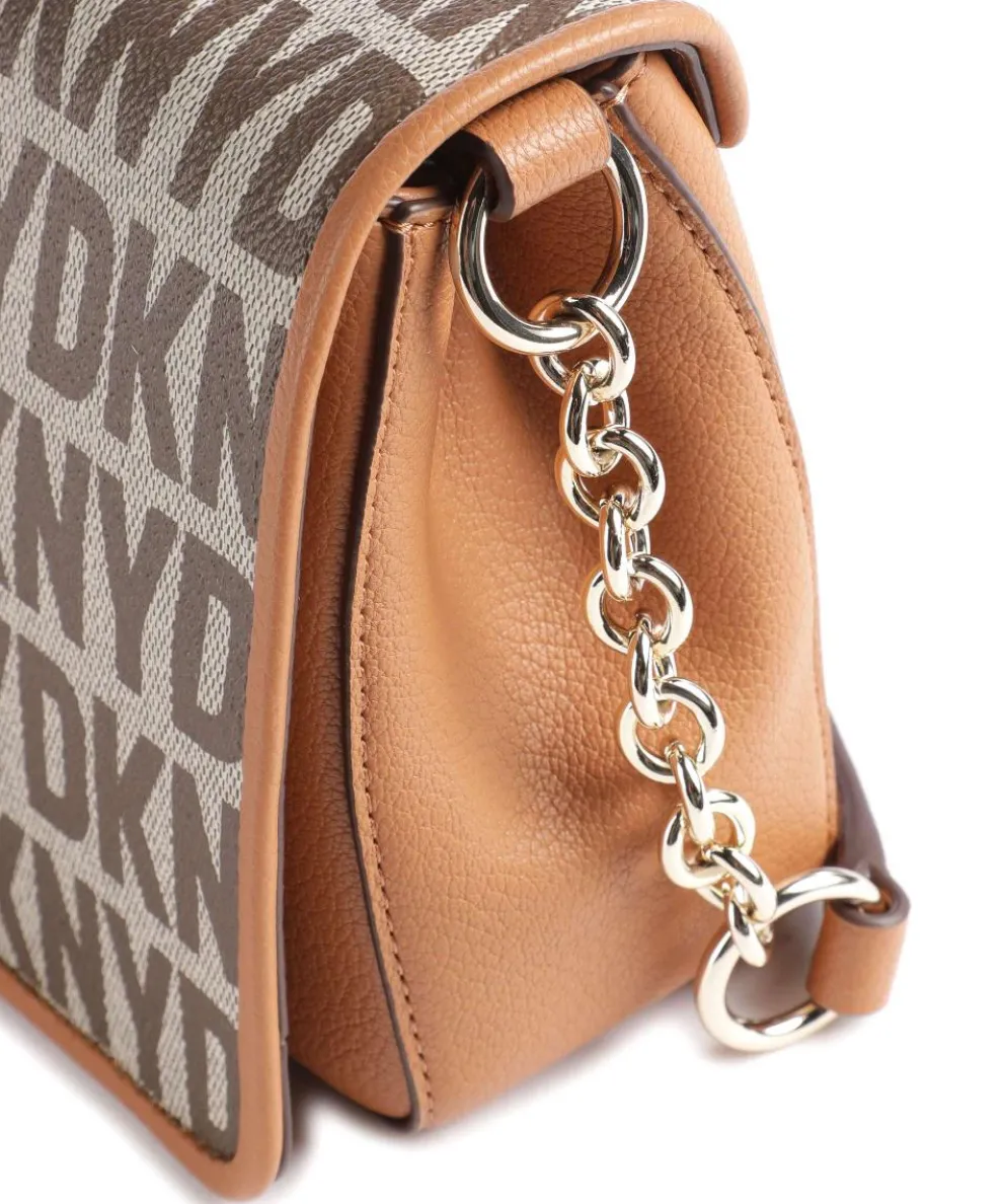 Milano Seventh Avenue Crossbody bag imitation leather, grained cow leather brown