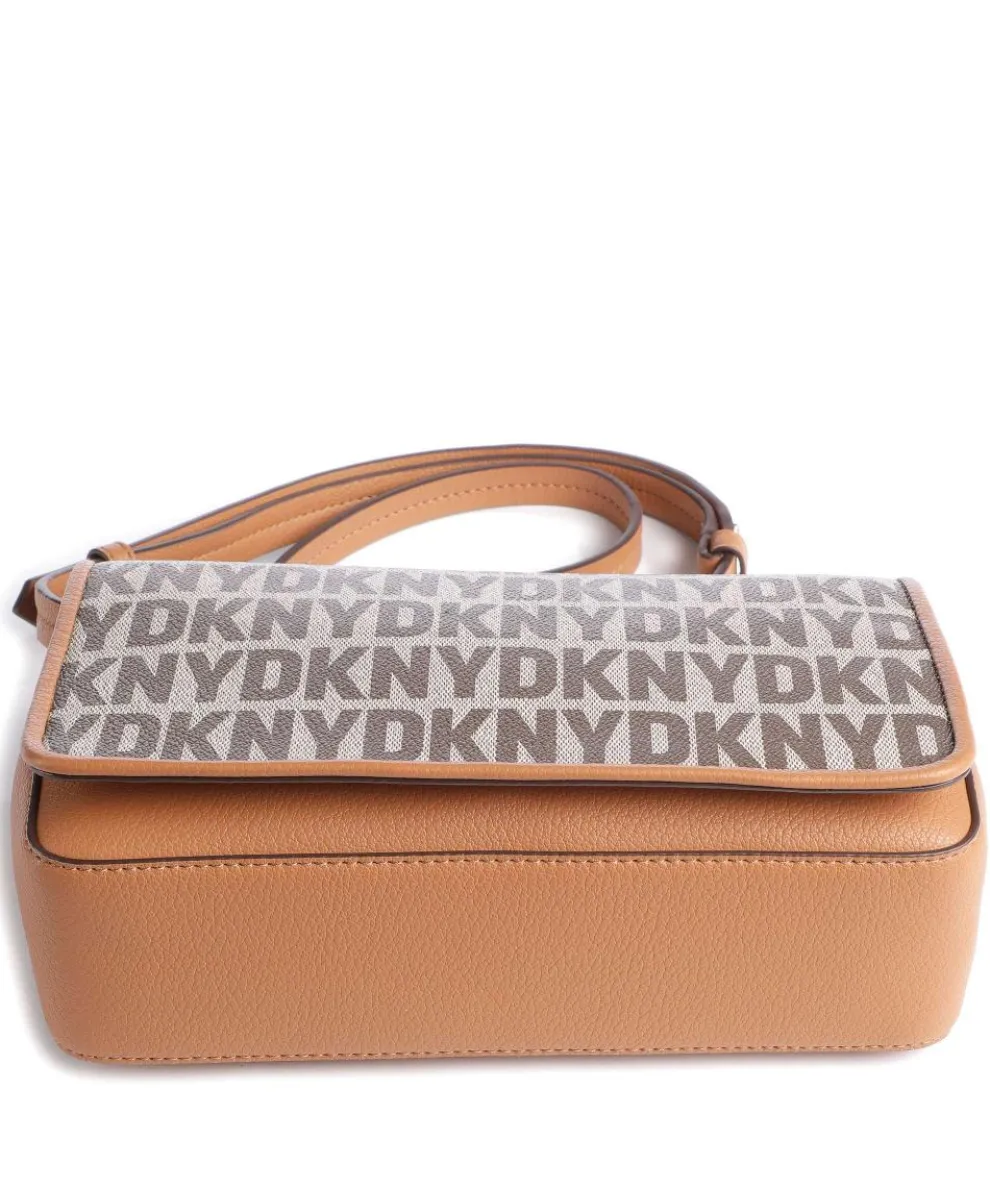 Milano Seventh Avenue Crossbody bag imitation leather, grained cow leather brown