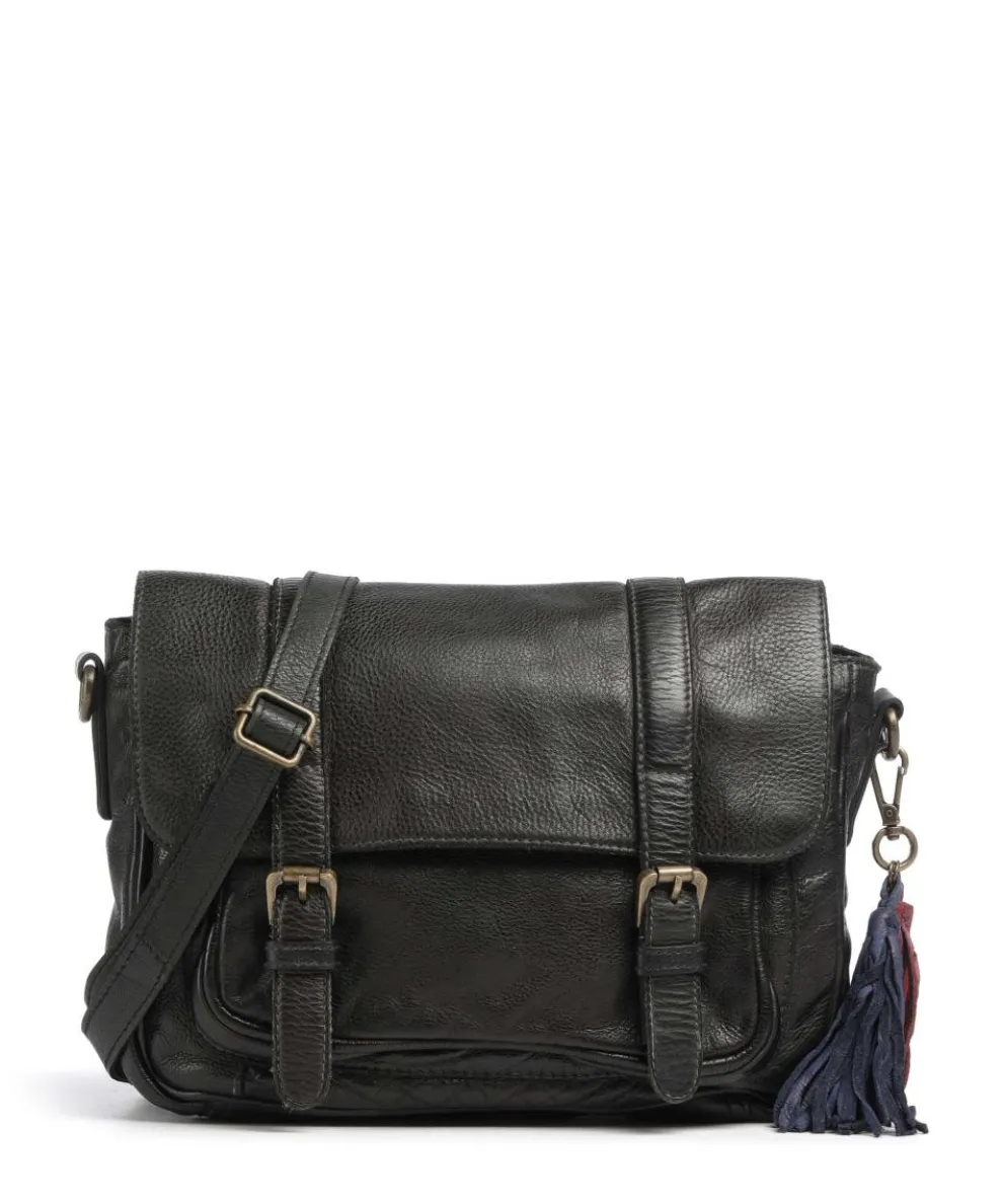 Kaisterstrasse 6 Crossbody bag grained cow leather khaki