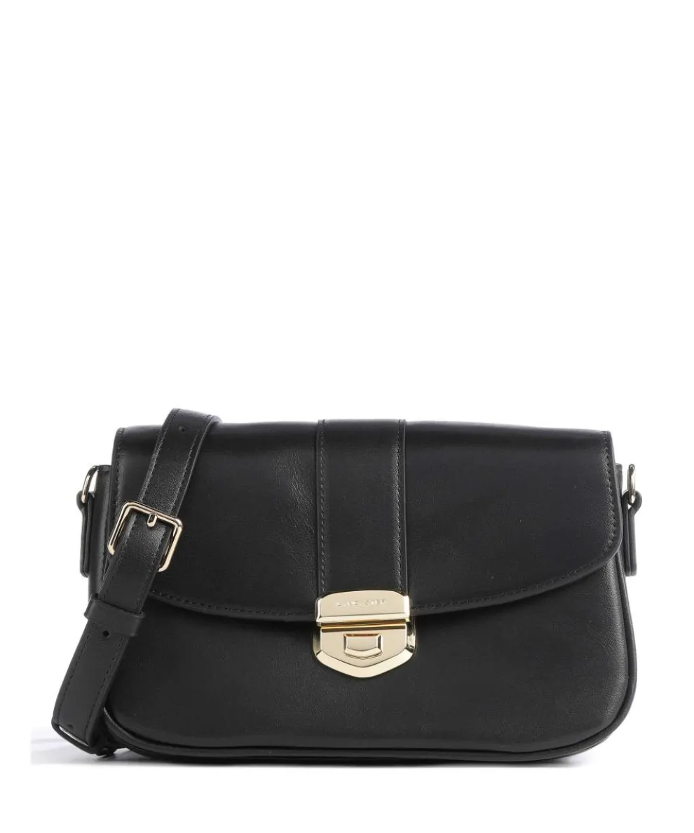 Donna Fia Crossbody bag fine grain cow leather black