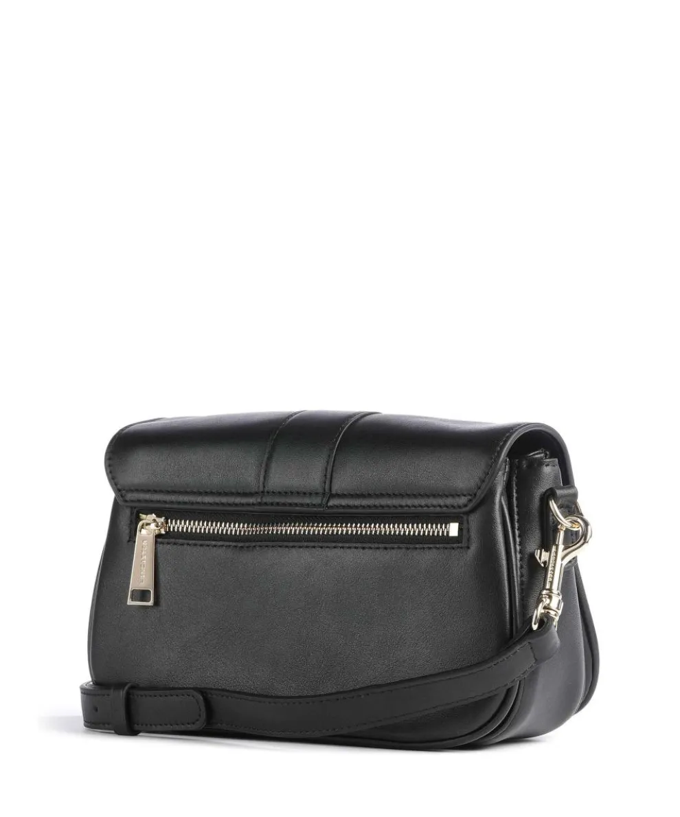 Donna Fia Crossbody bag fine grain cow leather black