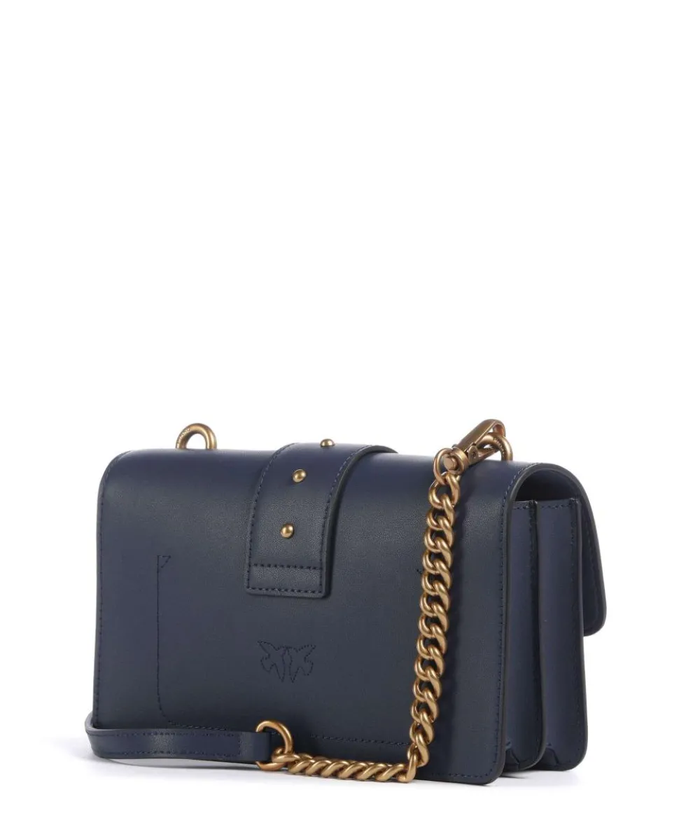 Love One Mini Crossbody bag softly grained calfskin dark blue