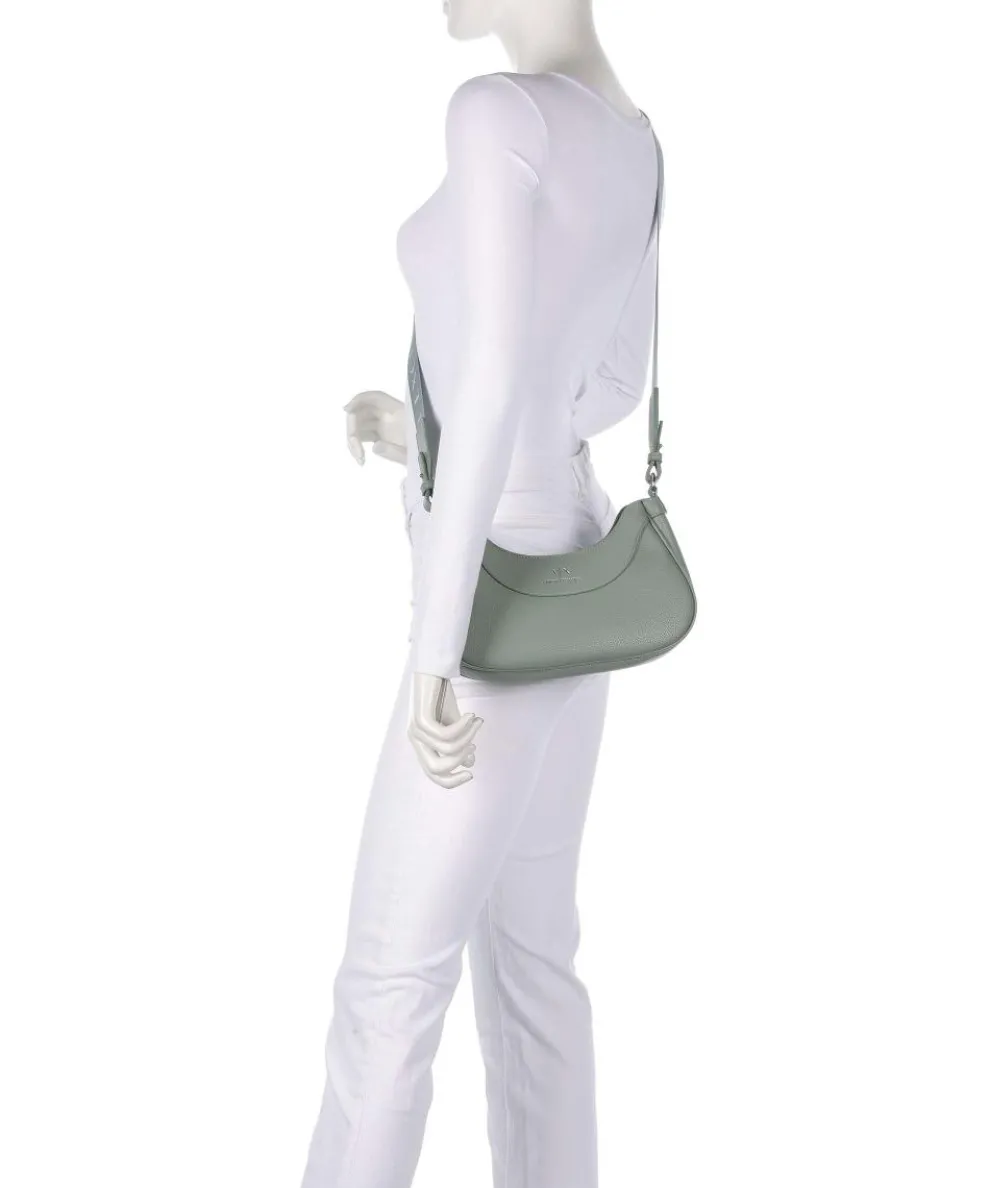 Wave S Crossbody bag imitation leather green-blue