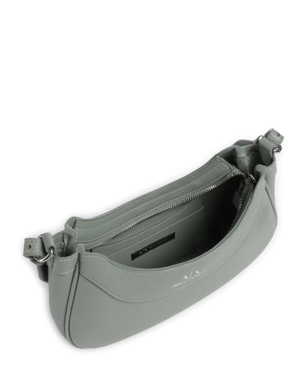 Wave S Crossbody bag imitation leather green-blue