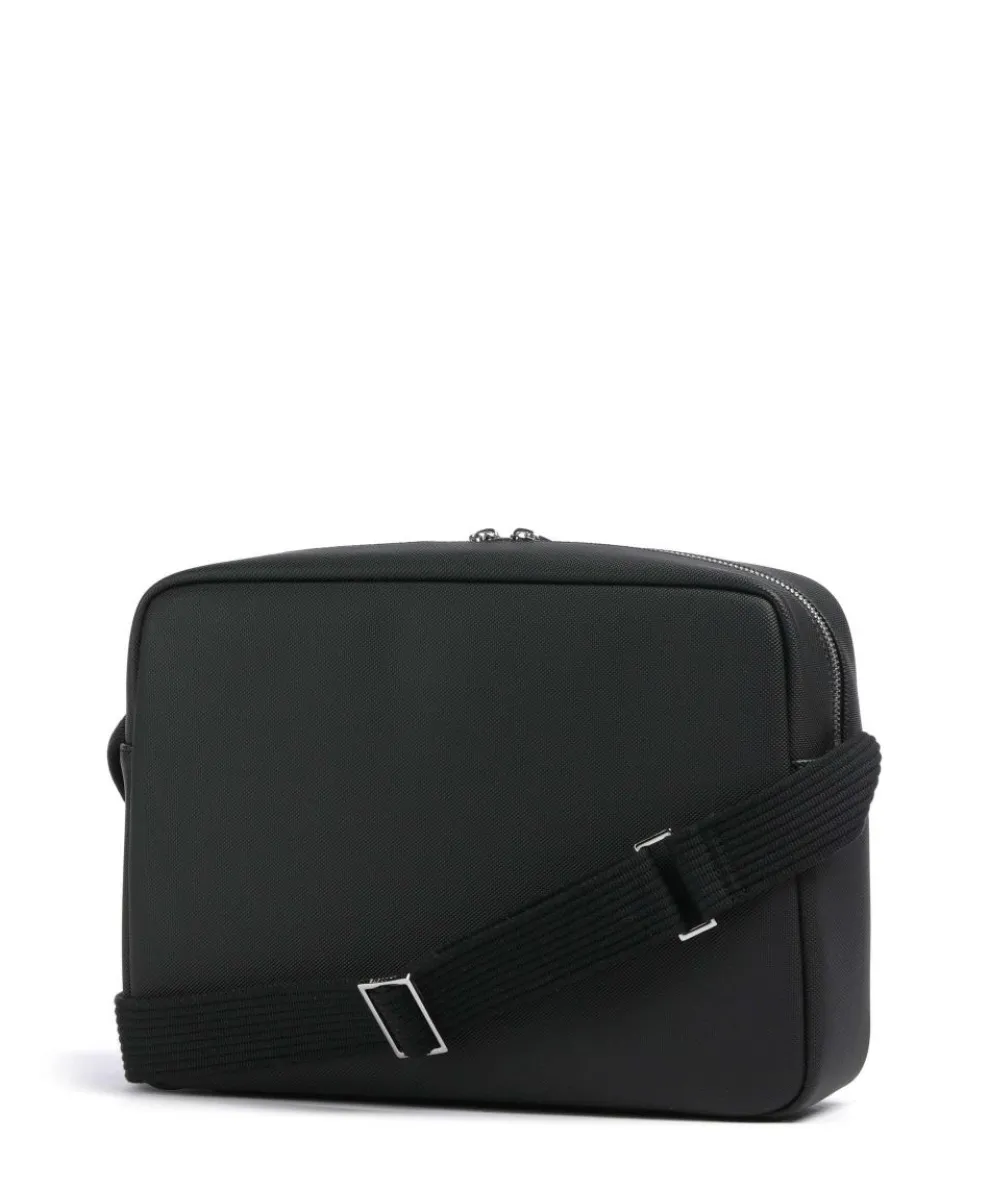 Messenger bag imitation leather black