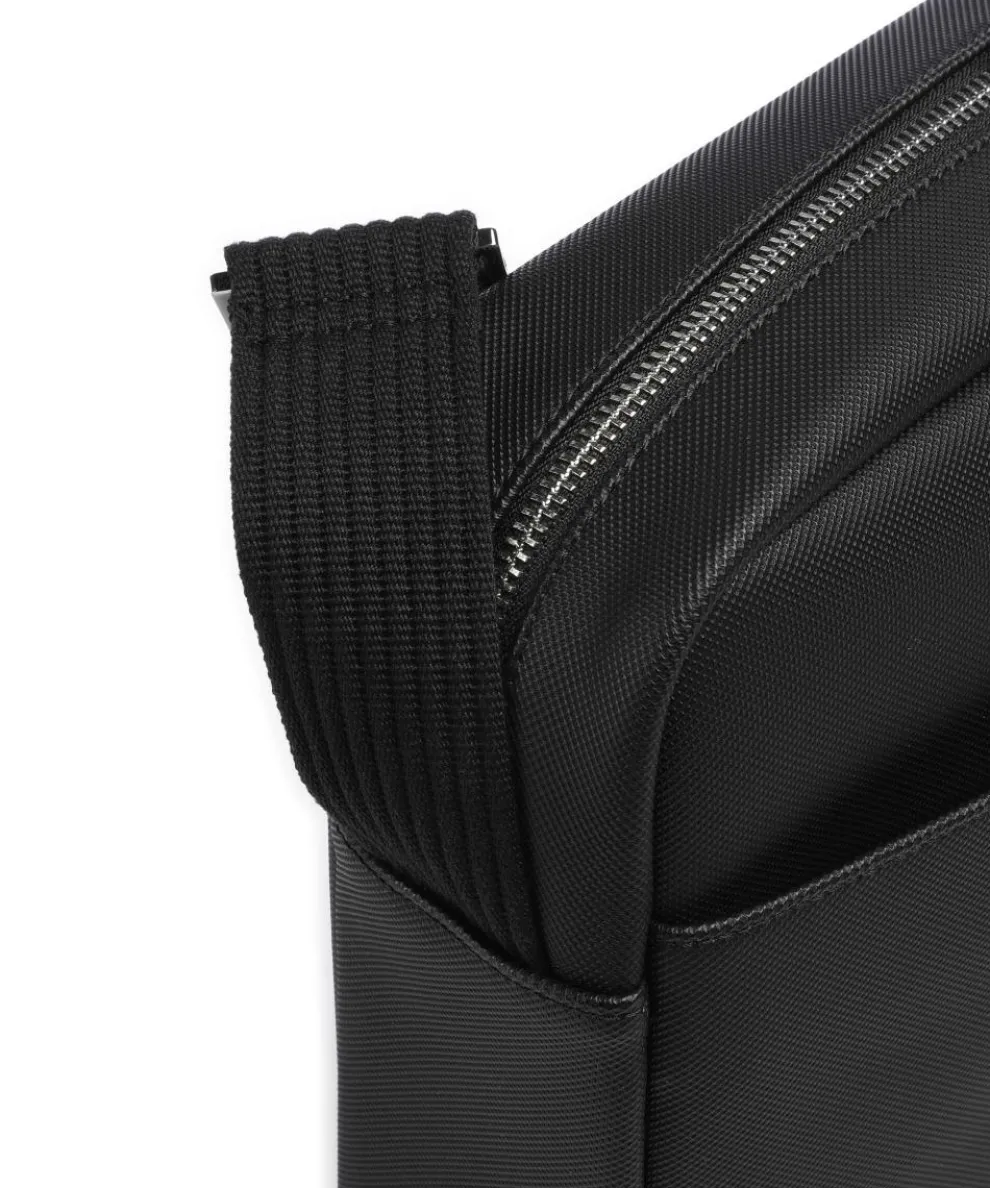 Messenger bag imitation leather black