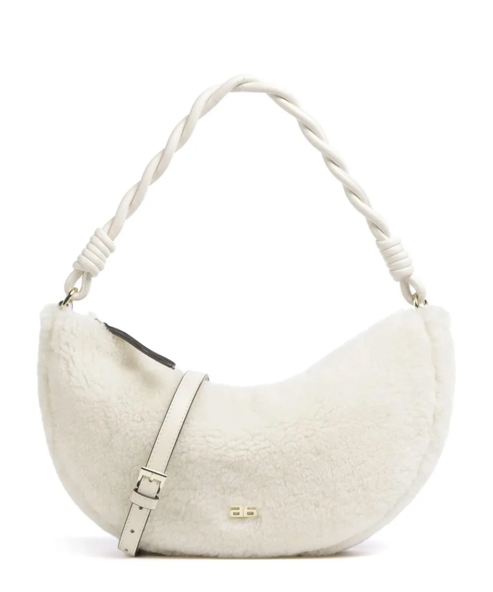 Shearling Moon Shoulder bag fur ivory