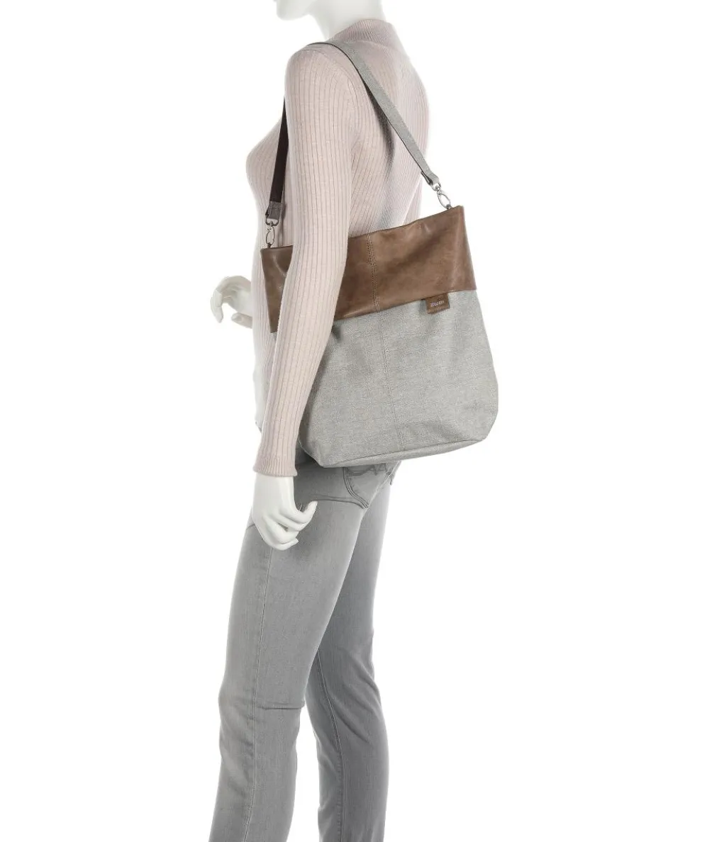 Olli OT12 Hobo bag polyester, imitation leather beige