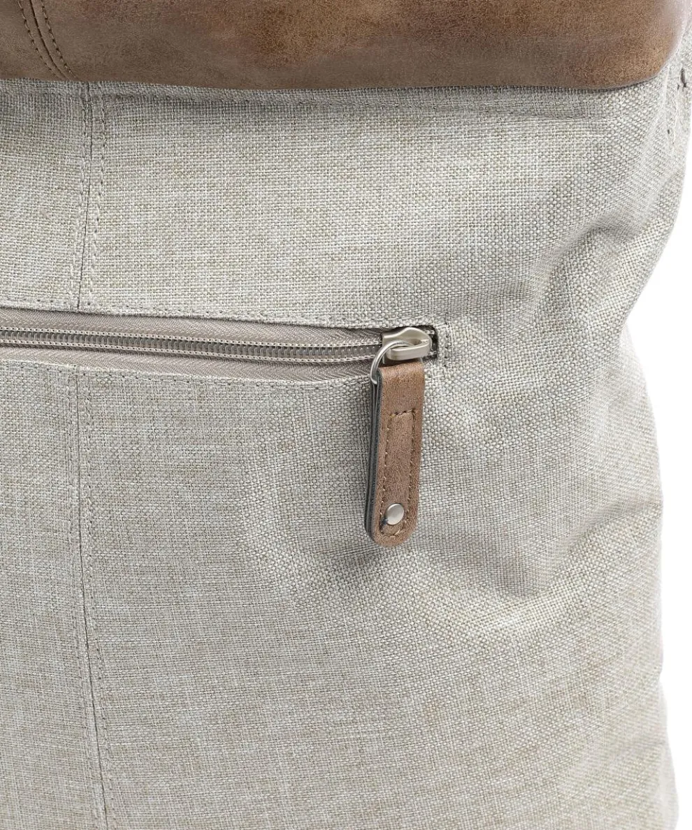 Olli OT12 Hobo bag polyester, imitation leather beige