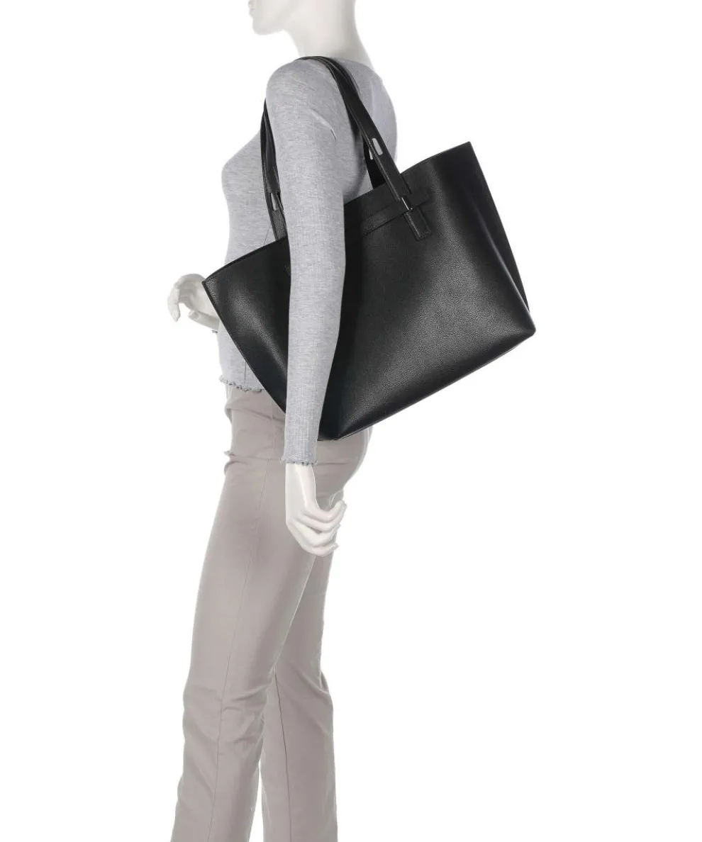 Giove L Tote bag leather black