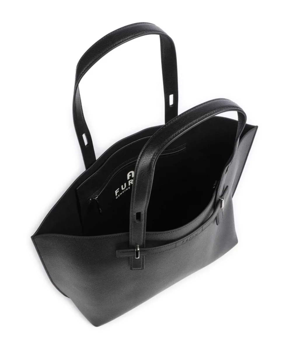 Giove L Tote bag leather black