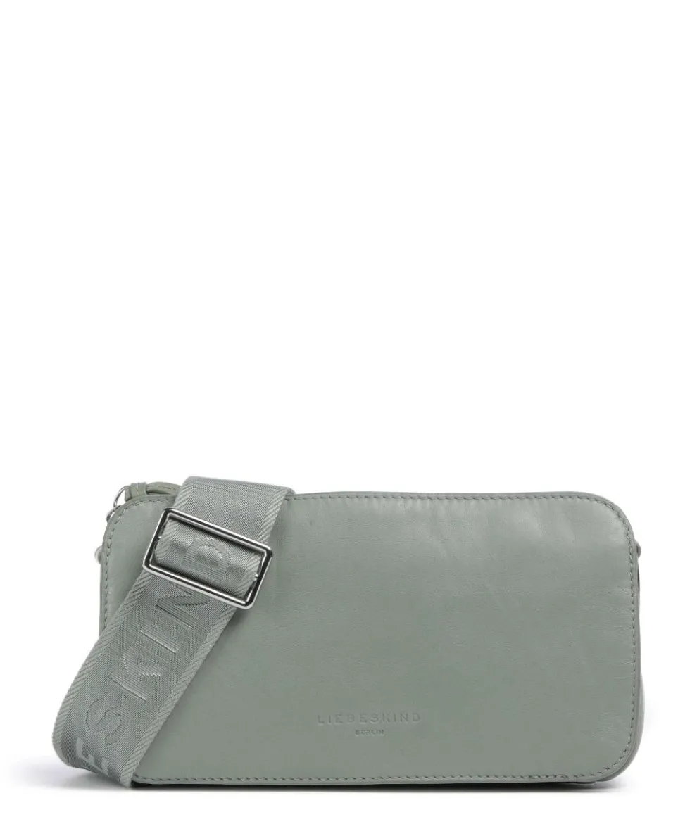 Clarice Sheep Natural Crossbody bag sheepskin leather green-blue