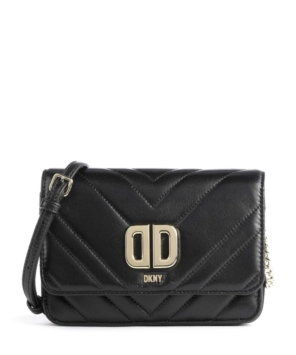 Delphine Crossbody bag lamb leather black