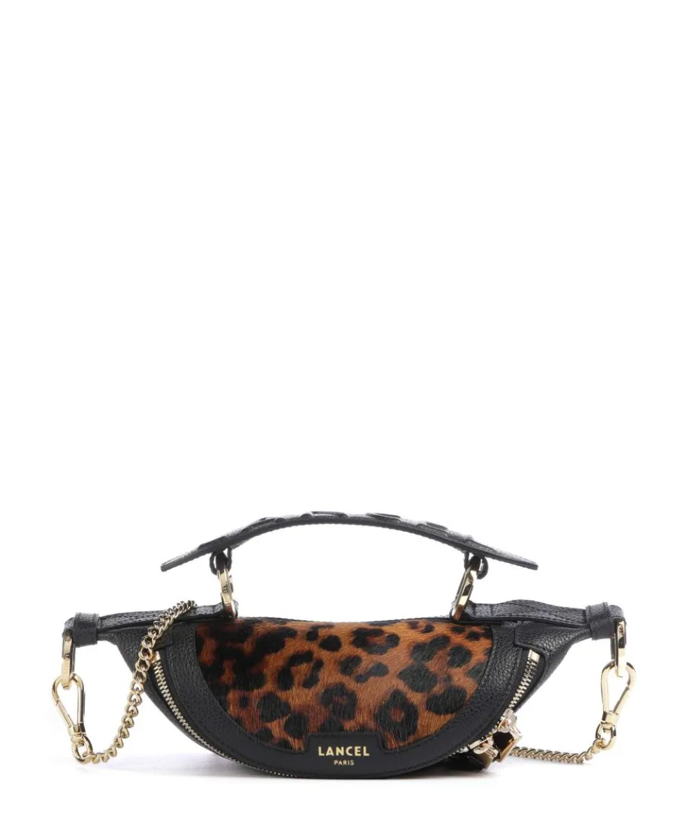 Origami Mini Handbag grained cow leather black