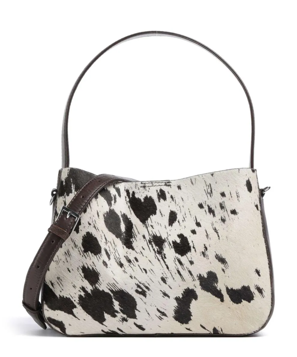 Esa Shoulder bag fur, fine grain cow leather multicolour