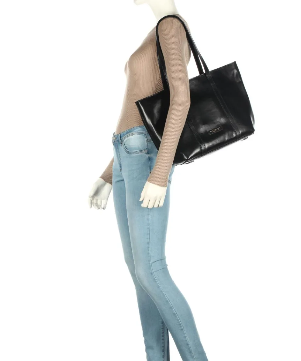 Vittoria Tote bag smooth cow leather black