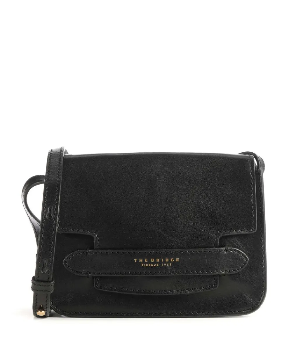 Lucrezia Crossbody bag fine grain cow leather black