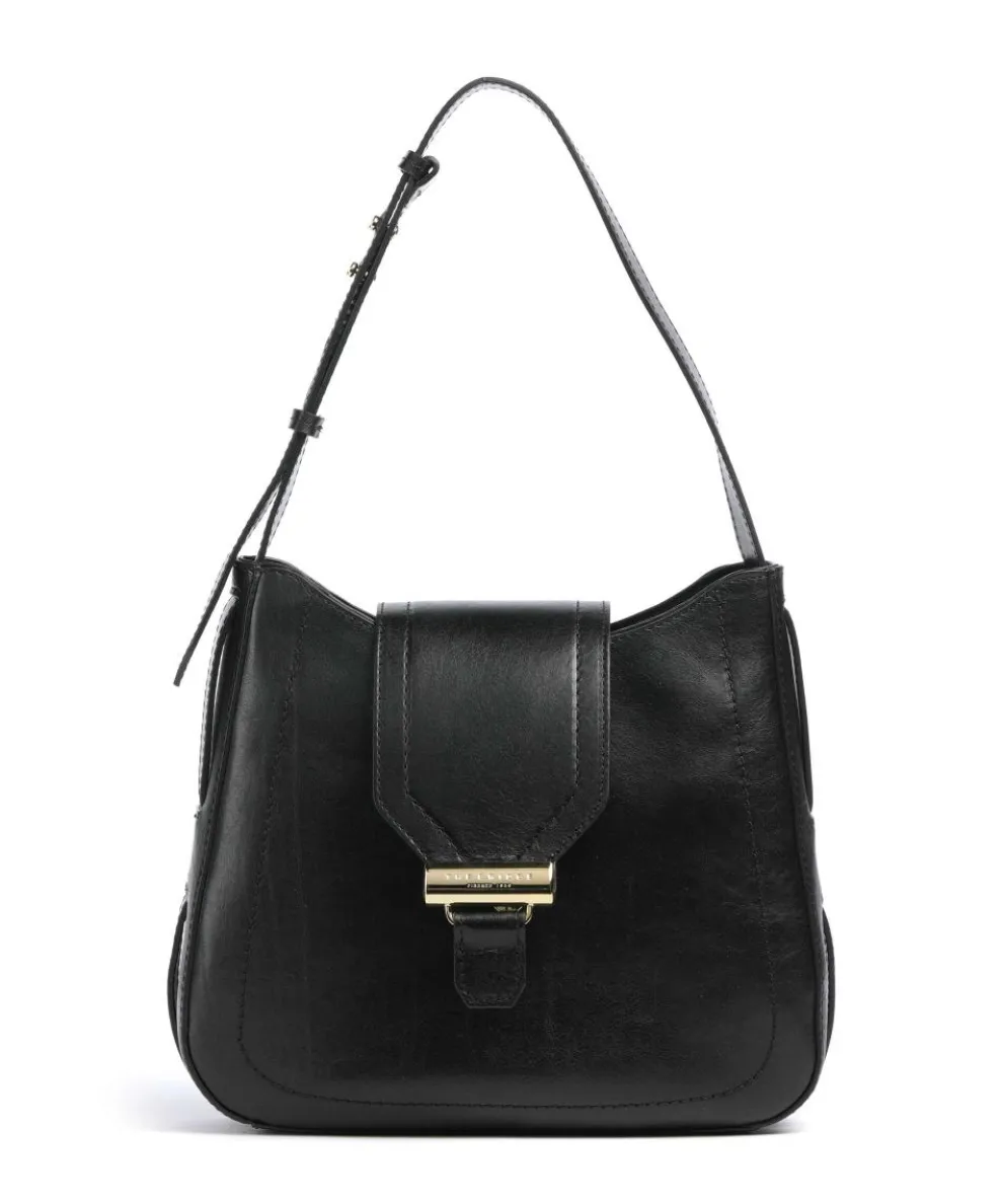 Benedetta Shoulder bag fine grain cow leather black