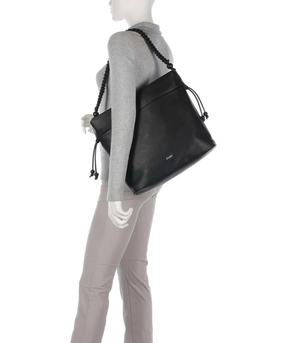 Perla PE140 Hobo bag imitation leather black