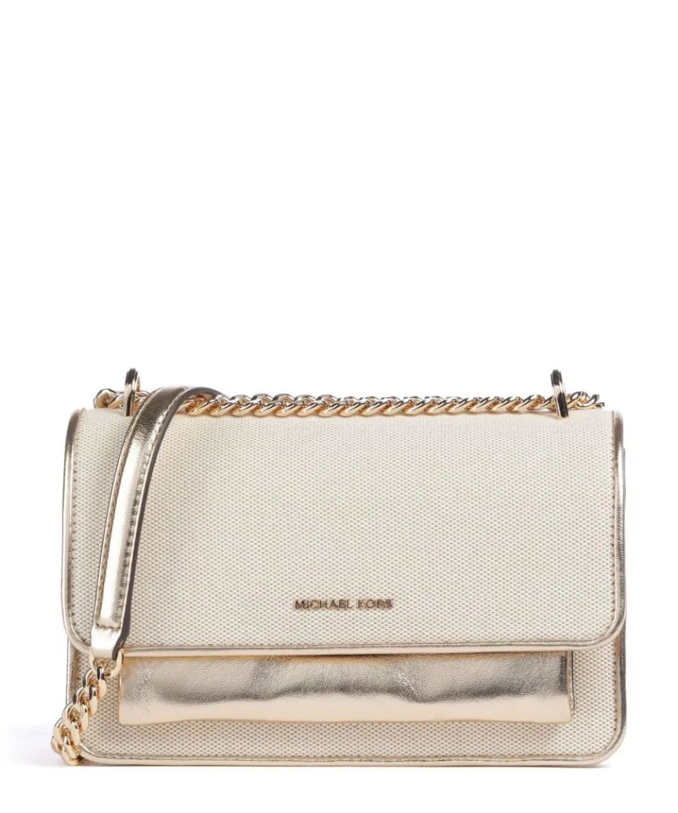 Claire Shoulder bag canvas gold