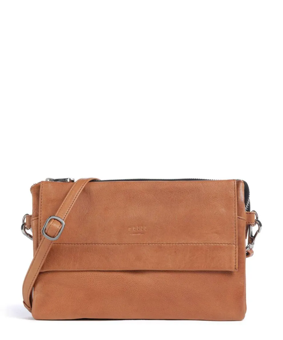 Anouk Anouk Crossbody bag grained leather cognac