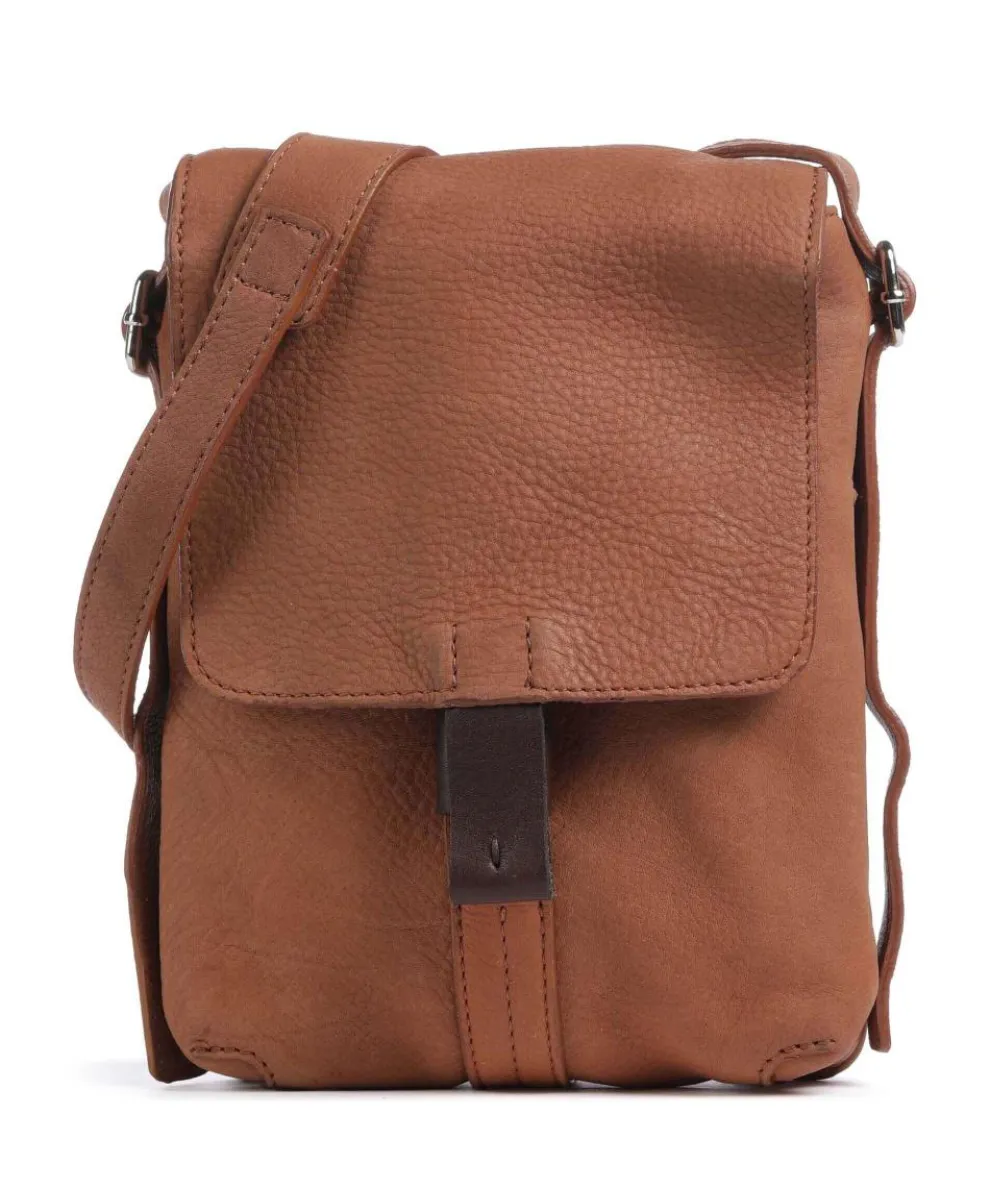 Lift Crossbody bag soft cow leather cognac
