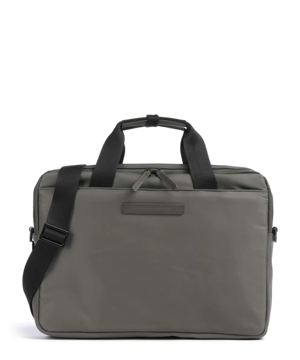 Gion Briefcase 15″ recycled nylon grey