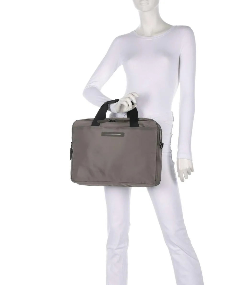 Gion Briefcase 15″ recycled nylon grey