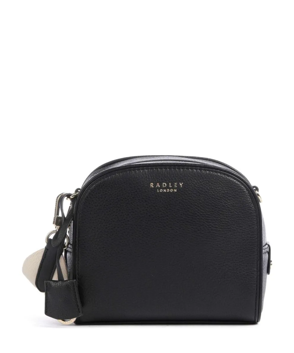 Arden Crescent Crossbody bag grained cow leather black