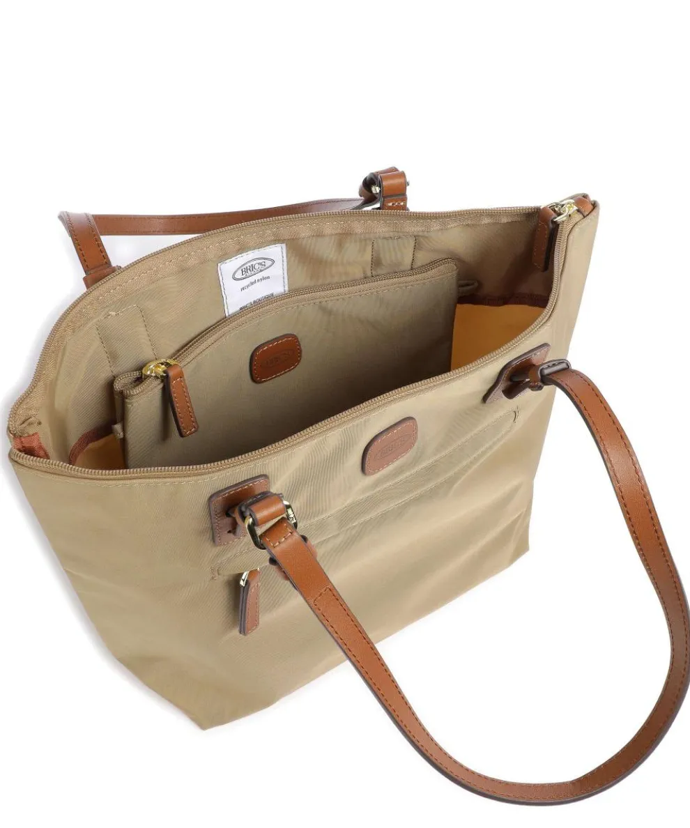 X-Collection Tote bag recycled nylon beige