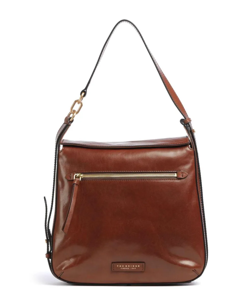 Ingrid Shoulder bag fine grain cow leather brown