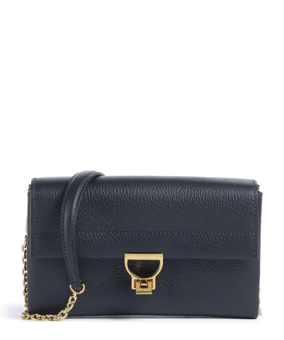 Arlettis Crossbody bag grained leather dark blue