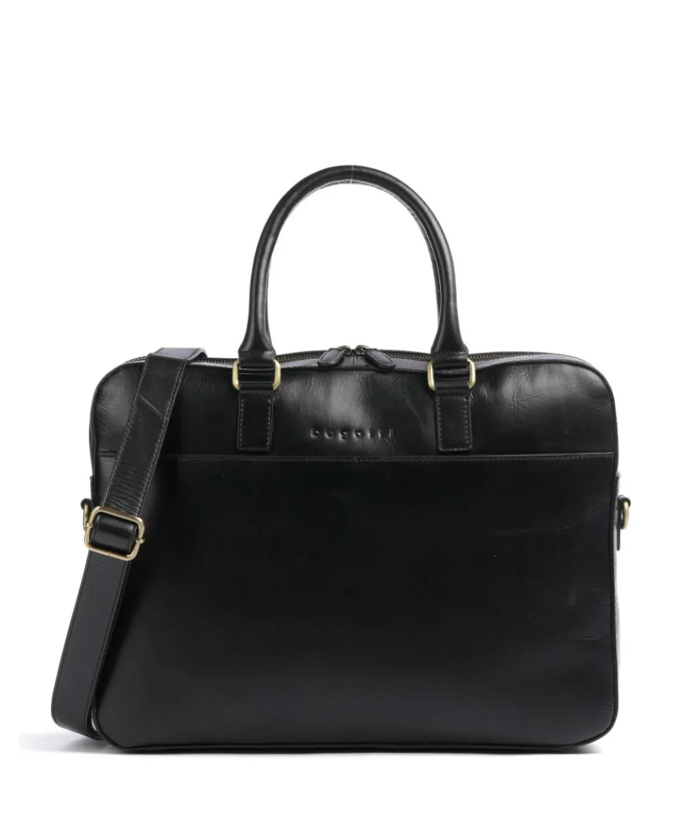 Remo Briefcase 15″ fine grain cow leather black